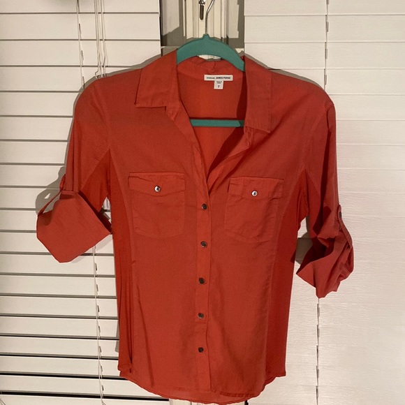 James Perse Button Down Size 2 - Picture 2 of 5